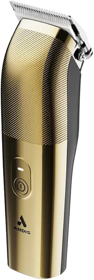 Andis Envy II Cordless Clipper Premium Edition, Professioneller elektrischer Bart- und Haarschneider mit Lithium-Ionen-Akku, Phaze Blade, kabellos, Gold