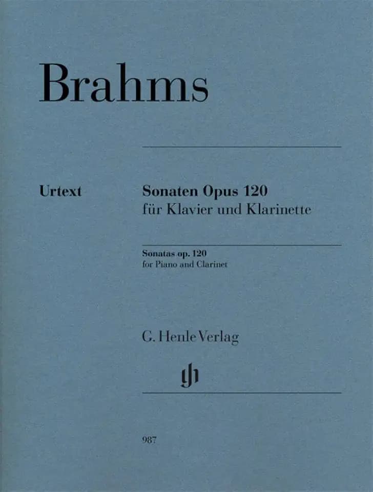 Klarinettensonaten op. 120; Klarinette und Klavier