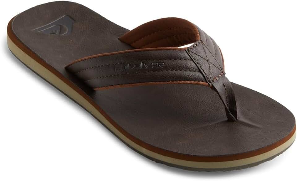 Quiksilver Carver Nubuck M SNDL Ctk1 Zehensandalen Herren Braun Zehensandalen Shoes