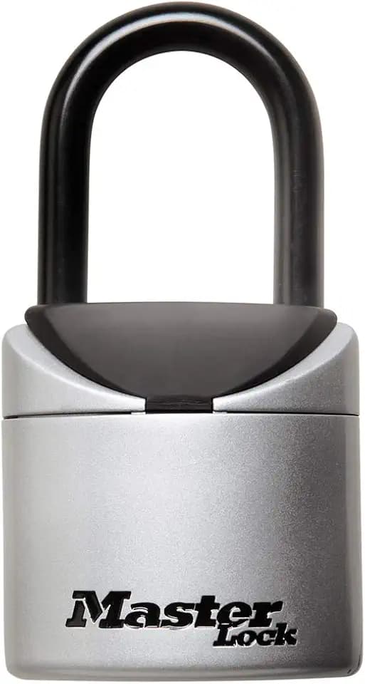 Master Lock 2-3/4-inch Portable Combination Key Lock Box Safe, Black, 5406D