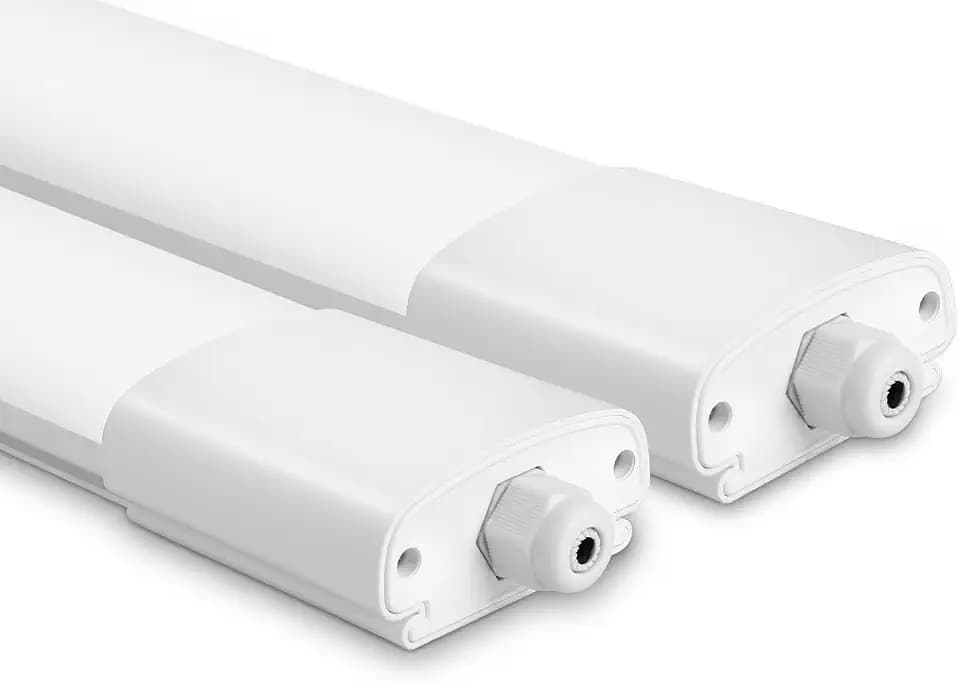 2er Pack LED Feuchtraumleuchte 120CM, 36W 4000LM LED Deckenlampe 4000K Neutralweiß, Lampe Feuchtraumlampe IP65, Röhre 120CM als Wannenleuchte, Schlafzimmerlampe, Badezimmer Lampe