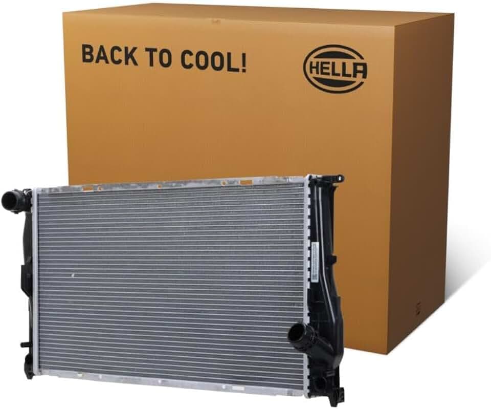 HELLA 8MK 366 300-611 Kühler, Motorkühlung - Kühlrippen gelötet