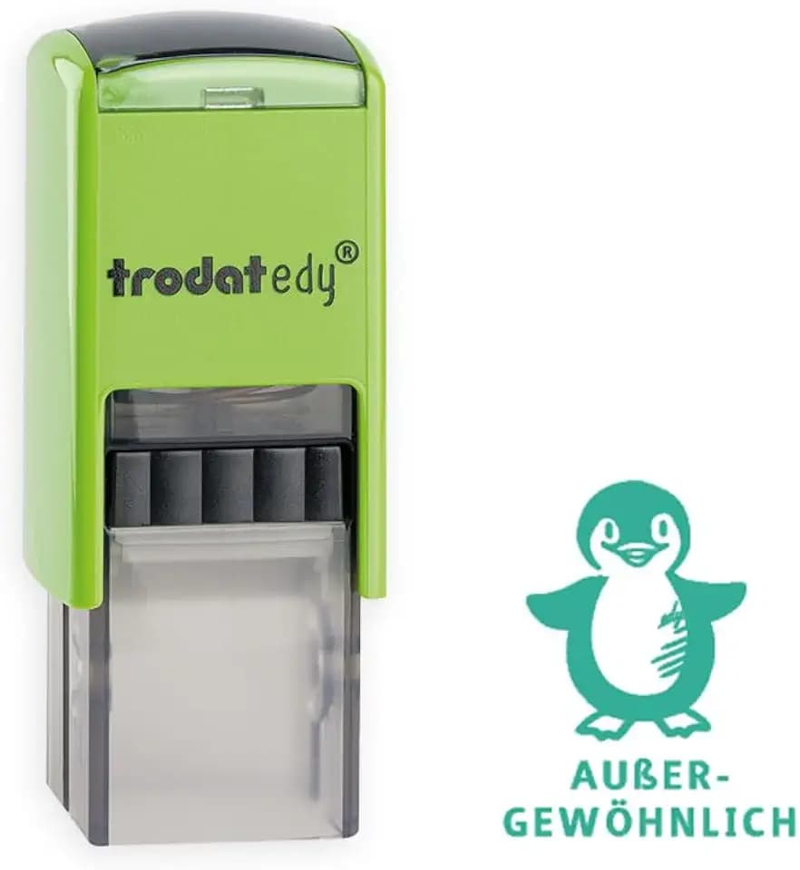 Trodat Printy 2.0 trodat edy® FIX Motivstempel Apfelgrün Pinguin
