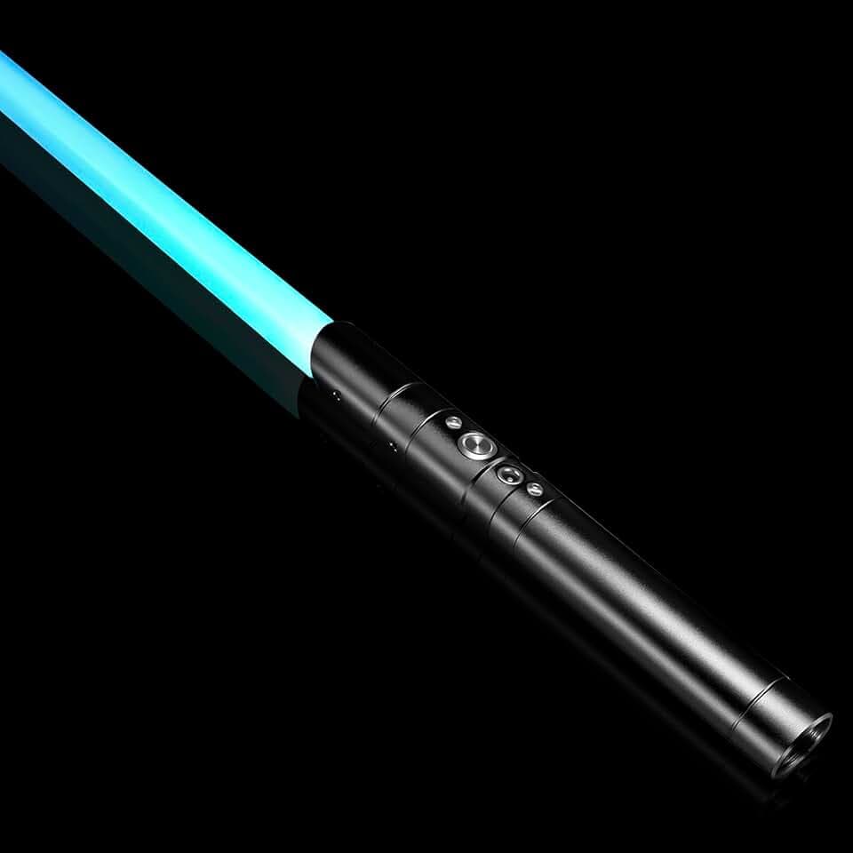 Lightsaber RGB 7 Colors Metal Hilt Light Saber Kids Toy Smooth Swing USB Rechargeable Light Sword with Sounds Effect for Kids Adults Christmas Halloween Cosplay