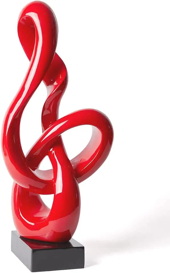 Violinschlüssel Skulptur Musik Statue Deko Abstrakte Figur 57cm