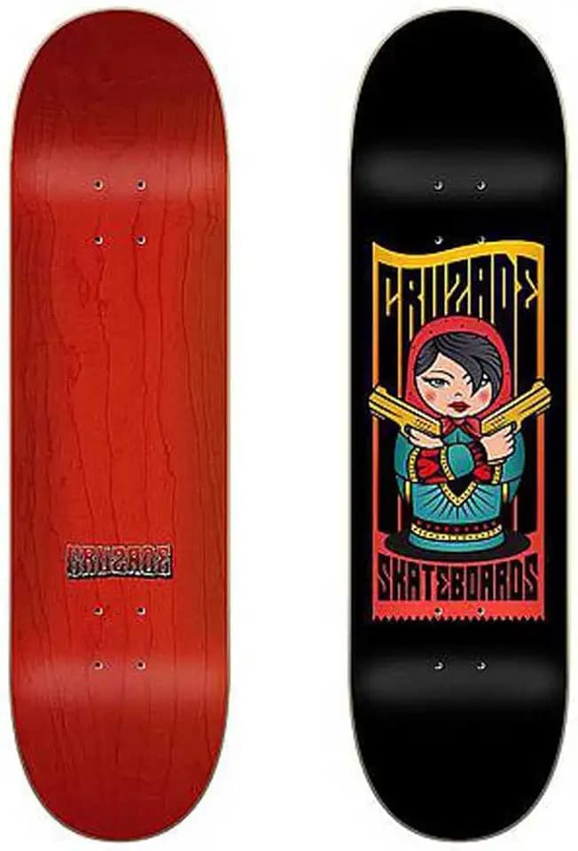 Cruzade Lucky 20,3 x 81,7 cm Deck Chassis, Erwachsene, Unisex, Mehrfarbig (Mehrfarbig), Einheitsgröße