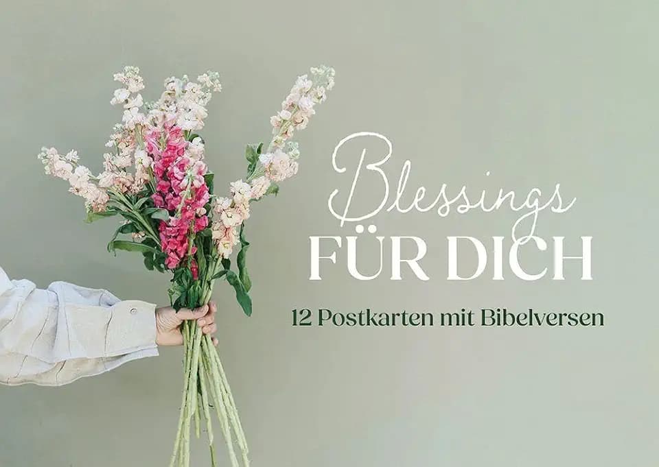 Blessings für dich: 12 Postkarten mit Bibelversen - PK-Set