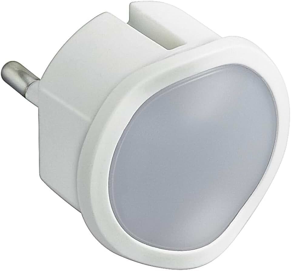 LEGRAND, LED-Steckdosen-Notlicht dimmbar, direkt anschlussfertig, leuchtet bei Stromausfall 1,5 Stunden oder als Taschenlampe, 050678
