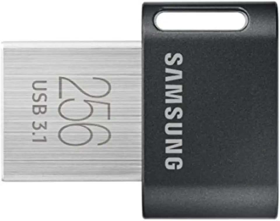 SAMSUNG MUF-256AB/AM FIT Plus 256GB - 300MB/s USB 3.1 Flash Drive, Gunmetal Gray
