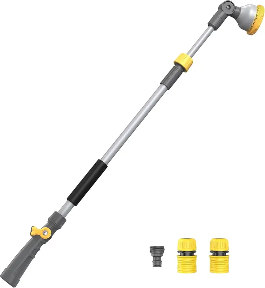 VOXON Garden Hose Watering Wand 29-43 Inch Adjustable Spray Wand