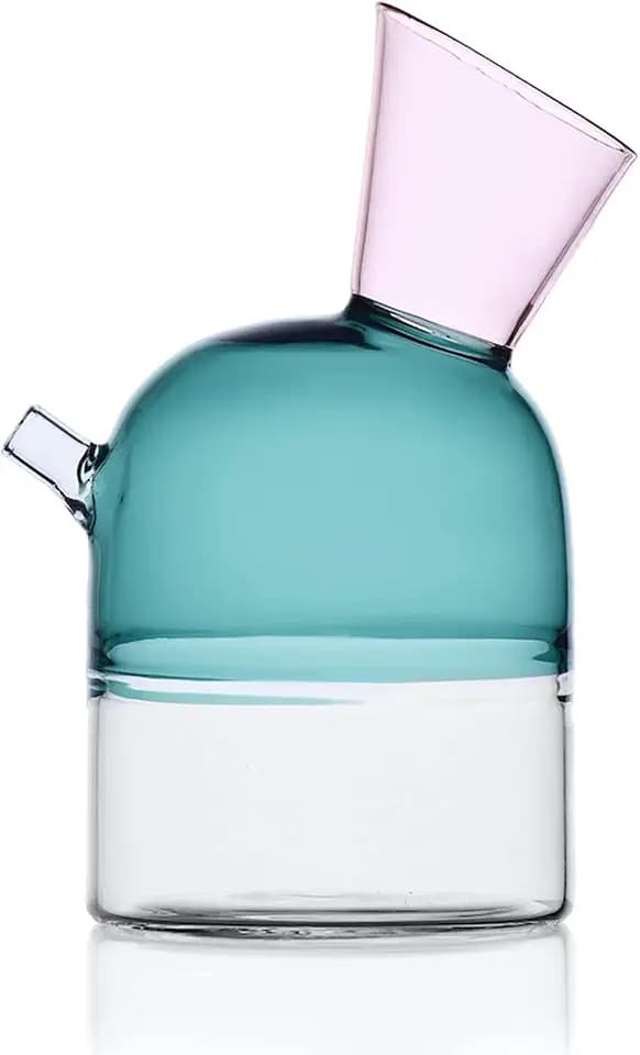 Ichendorf Milano Ölflasche Clear/Rosa/Blau Kollektion Travasi