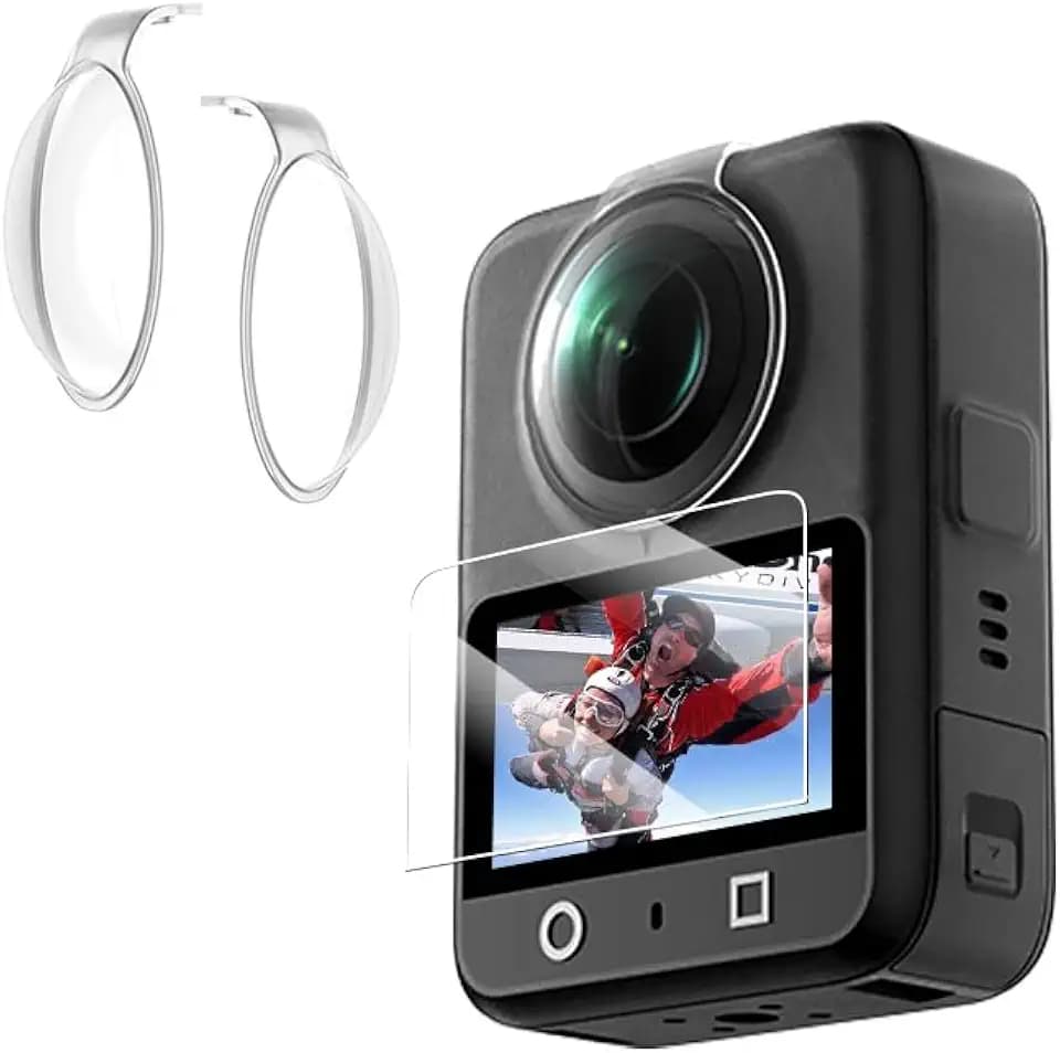 Screen Protector+Lens Guard for DJI OSMO 360, Camera Lens Protector Anti-Scratch PC Lens Cover for OSMO 360 Accessories
