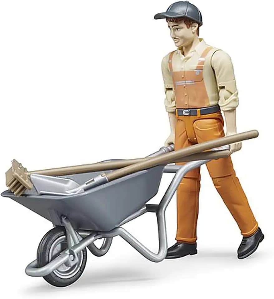 bruder 62130 - bworld Figurenset Kommunalarbeiter