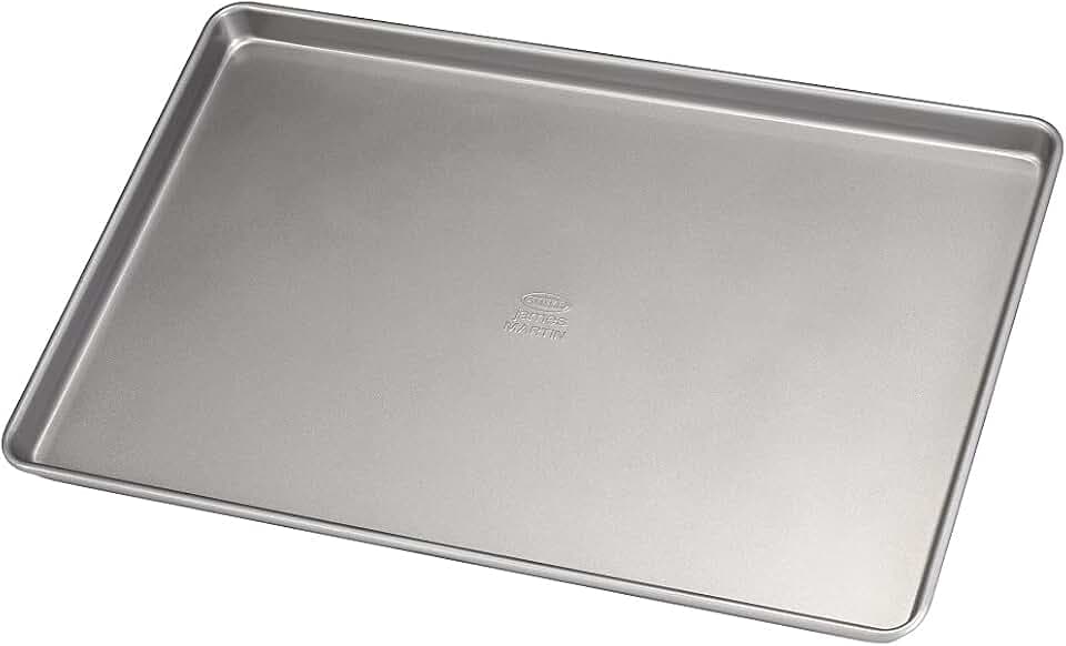 Stellar SJM55 Backblech, 43 x 29 x 2 cm, Edelstahl, Silber