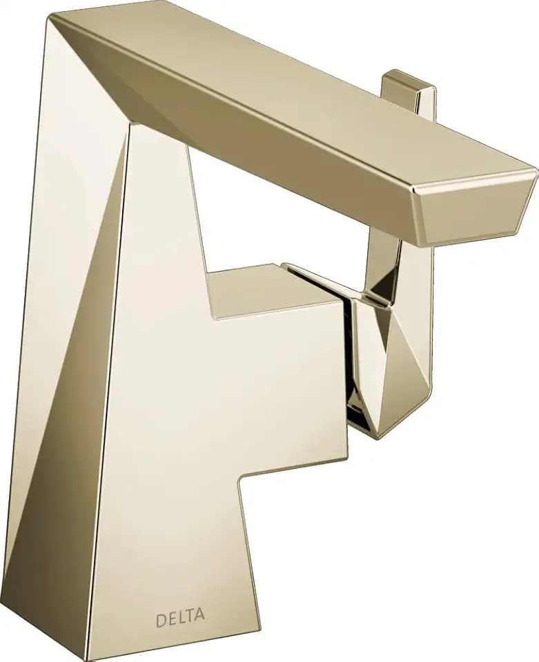 Delta Faucet 543-PN-PR-MPU-DST Trillian Lavatory, Lumicoat Polished Nickel