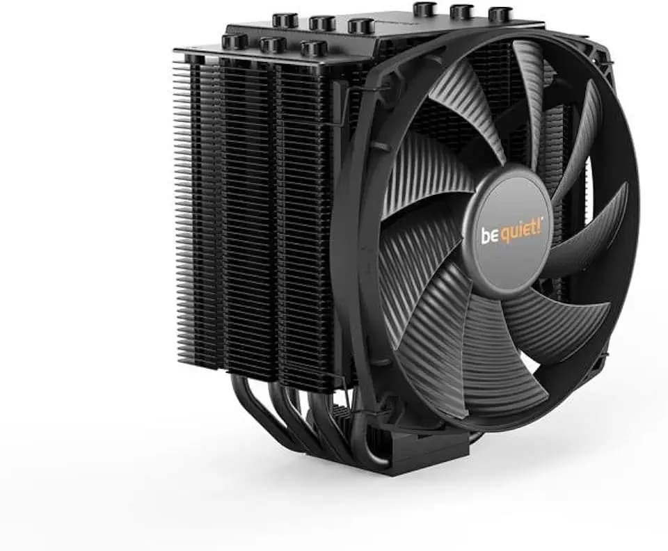 be quiet! Dark Rock 4 200W TDP CPU Cooler| Intel 1700 1200 2066 1150 1151 1155 2011 Square ILM | AMD4 AMD5 | Black | BK021