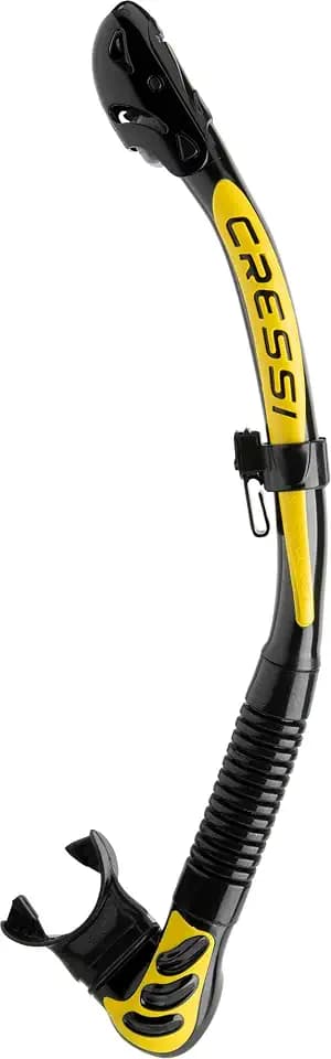 CRESSI Alpha Ultra Dry Snorkel - Trockenschnorchel zum Tauchen, Freitauchen und Schnorcheln, Einheitsgröße Unisex