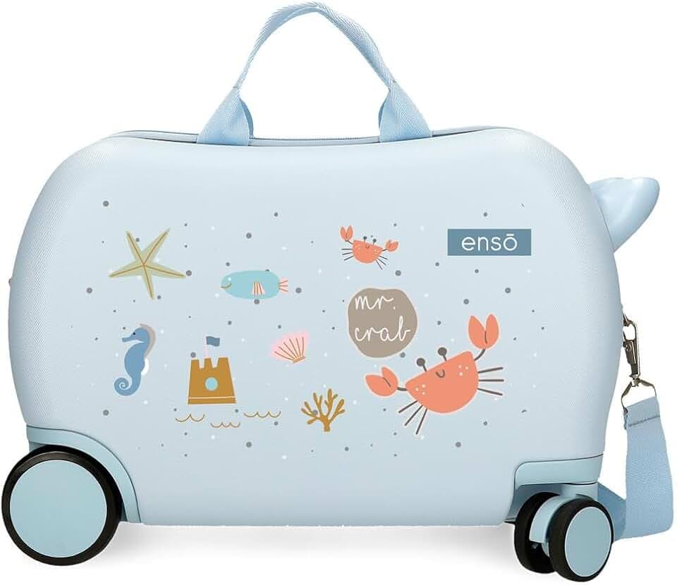 Enso Jungen Mr Crab Gepäck- Kindergepäck, Blau, 45 x 31 x 20 cm