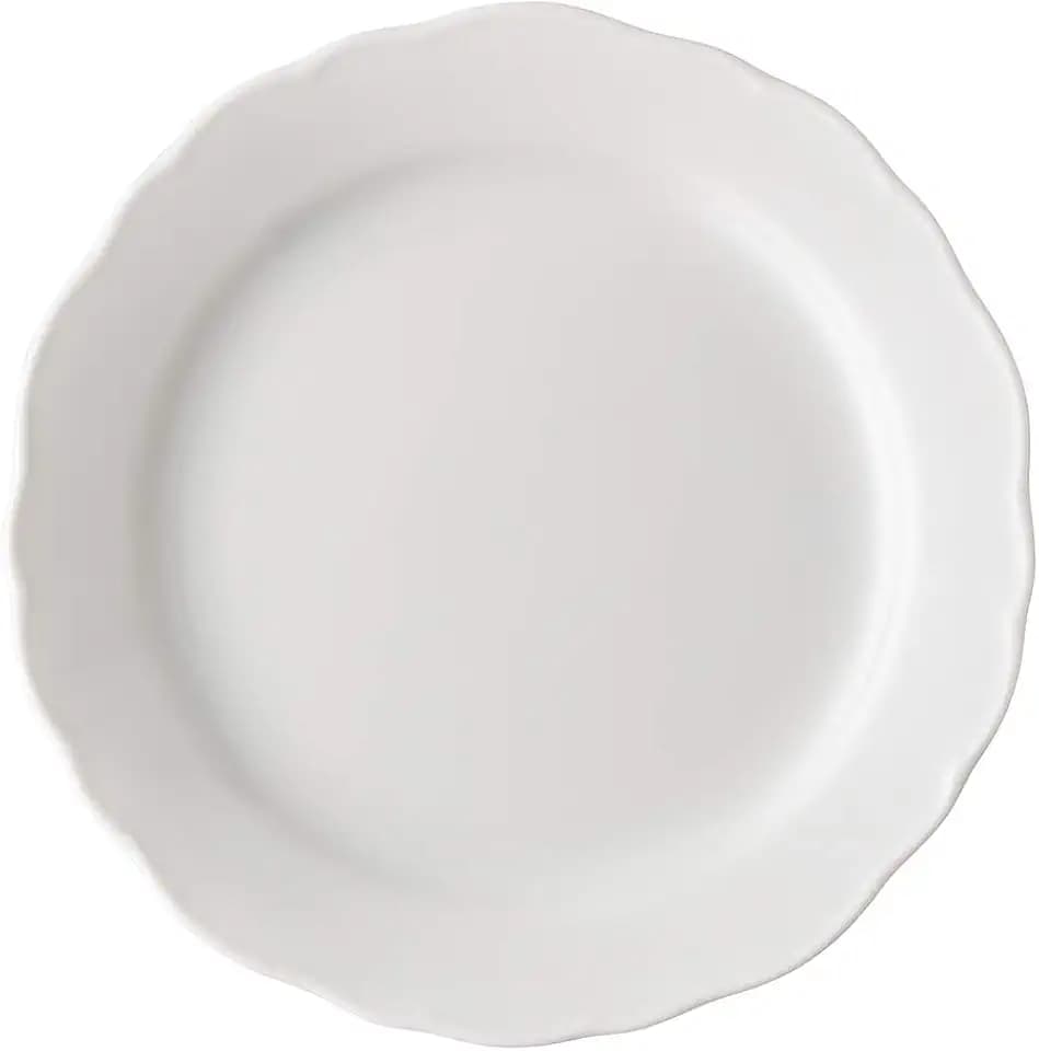 Hutschenreuther Maria Theresia Weiss Frühstücksteller 21 cm Fahne