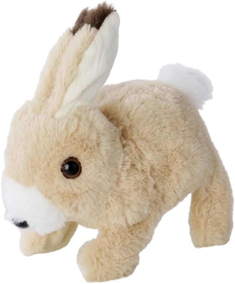 Simba PetZoo BunBun, Spielzeug Haustier, läuft, wackelt mit Nase und Ohren, 19cm, ab 3 Jahre