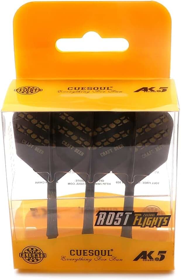 CUESOUL ROST Personalisierte integrierte Dartschäfte & Dart Flight, 3er-Set