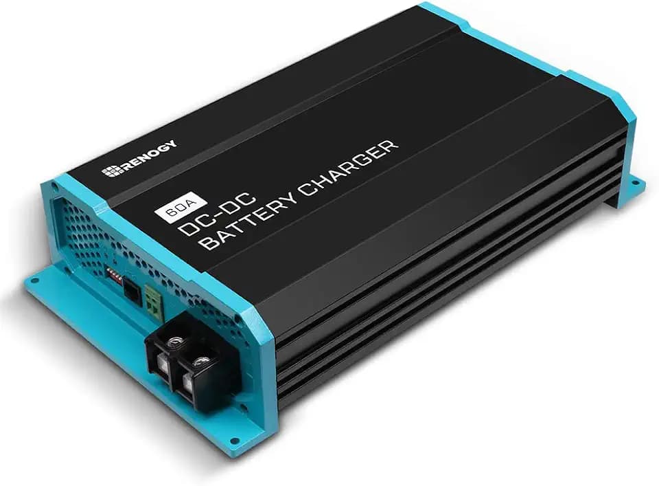 Renogy 60A DC-DC Battery Charger 12V for Lithium/AGM/Gel, for RVs & Boats