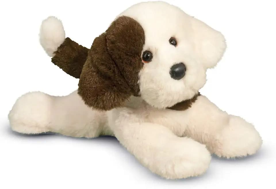 Douglas Donnie Puppy Dog Softie Plush Stuffed Animal – 11-Inch Soft & Cuddly Creamy White Hound Puppy Toy for Kids, Toddlers & Dog Lovers
