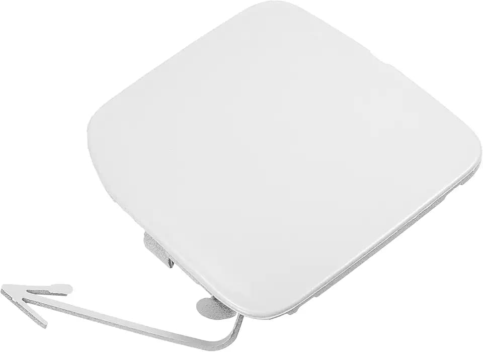 ACROPIX Front Bumper Tow Hook Cover Cap for Nissan Versa Sedan White
