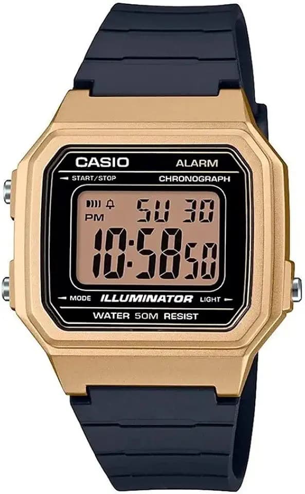 Casio W217H Series | Men’s Digital Watch | 50M WR | 1/100 Second Stopwatch | LED Backlight | Countdown Timer | 100 SEC Chronograph | Daily Alarm | Hourly Time Signal | 7 Year Battery