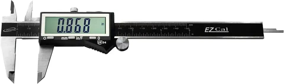 iGaging IP54 Electronic Digital Caliper 0-6" Display Inch/Metric/Fractions Stainless Steel Body
