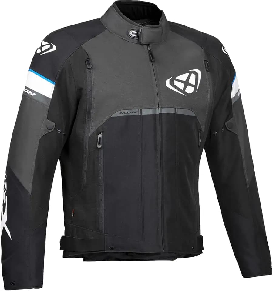 IXON, Motorradjacke Allroad black anthracite blue, XXL