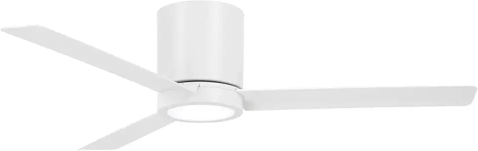 MINKA-AIRE Roto Flush 52" Hugger LED Ceiling Fan F644L-WHF - Flat White