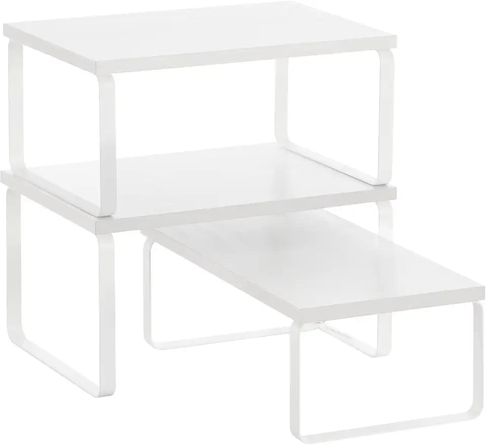 SONGMICS Gewürzregal, 3er Set, Stapelbar, Erweiterbar