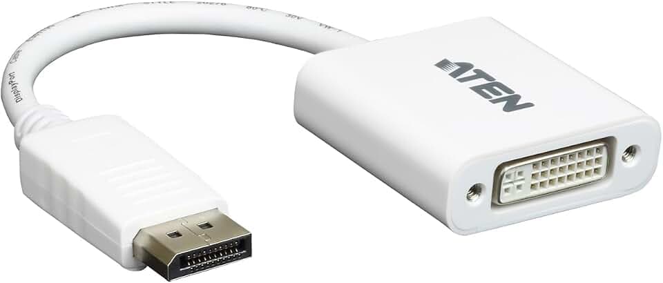 ATEN VC965 DisplayPort auf DVI Adapter weiß