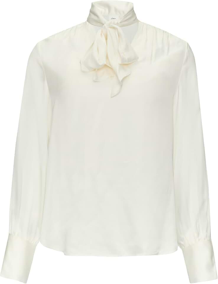 s.Oliver Damen 2150115 Bluse mit Schluppe