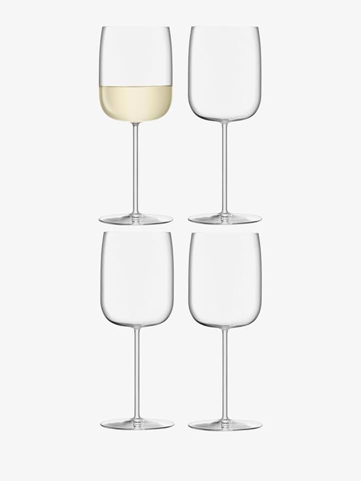 LSA International Borough Weingläser 380ml Klar x 4