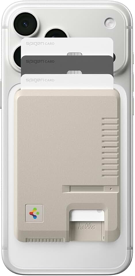 Spigen Classic LS MagFit 3-Karten Magnet-Wallet für MagSafe & Pixelsnap