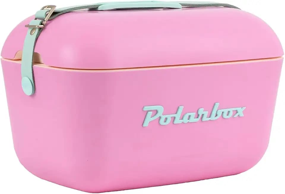 Retro Beach Cooler Vintage Picnic Lunch Box Bag Portable Cooler Travel Camping Hiking 90s Style Ice Chest