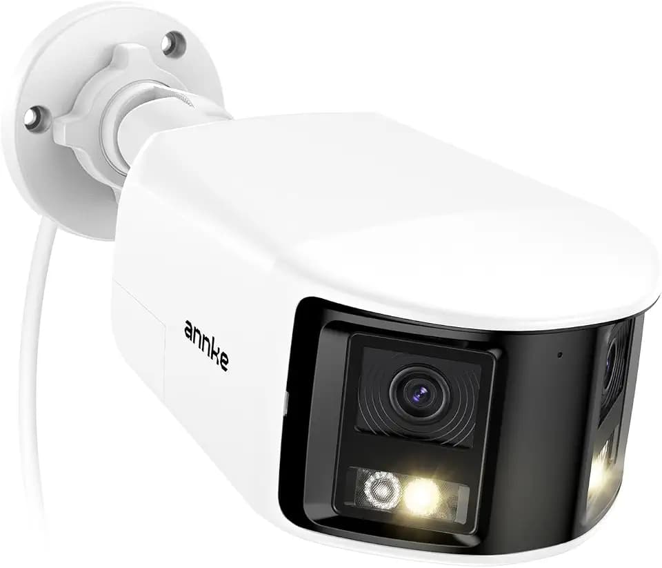 ANNKE FCD800 4K 8MP Dual-Lens PoE Security Camera, 180° Panoramic View