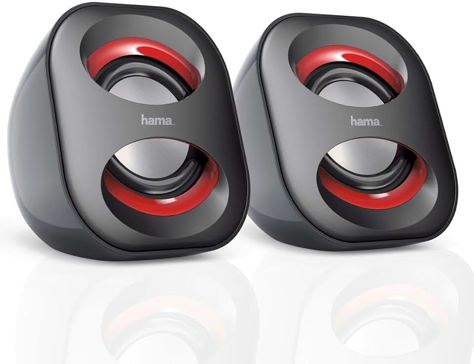 Hama PC Lautsprecher, aktive Boxen, USB 3.0, 3,5 mm Klinke, 3 W