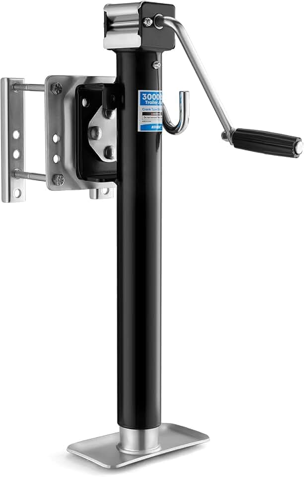 Kohree 3000 lbs Trailer Jack, Heavy Duty Bolt-on, Low-Profile Small, Swivel