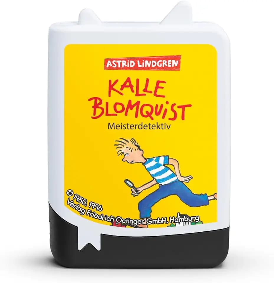 tonies Hörfigur für Toniebox, Book, Kalle Blomquist - Meisterdetektiv, Hörspiel für Kinder ab 9 Jahren, Spielzeit ca. 240 Minuten