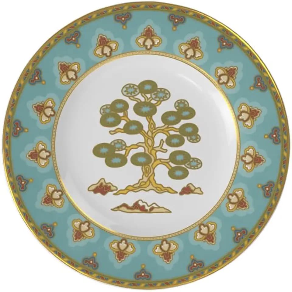 Villeroy & Boch - Samarkand Aquamarin, Brotteller, Premium Bone Porcelain, 16 cm, spülmaschinenfest