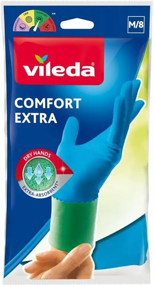 Vileda Haushalt Care Komfort und-groß, mittel blau