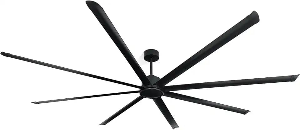 120 Inch HVLS Industrial Ceiling Fan, Large Ceiling Fan with Remote Control