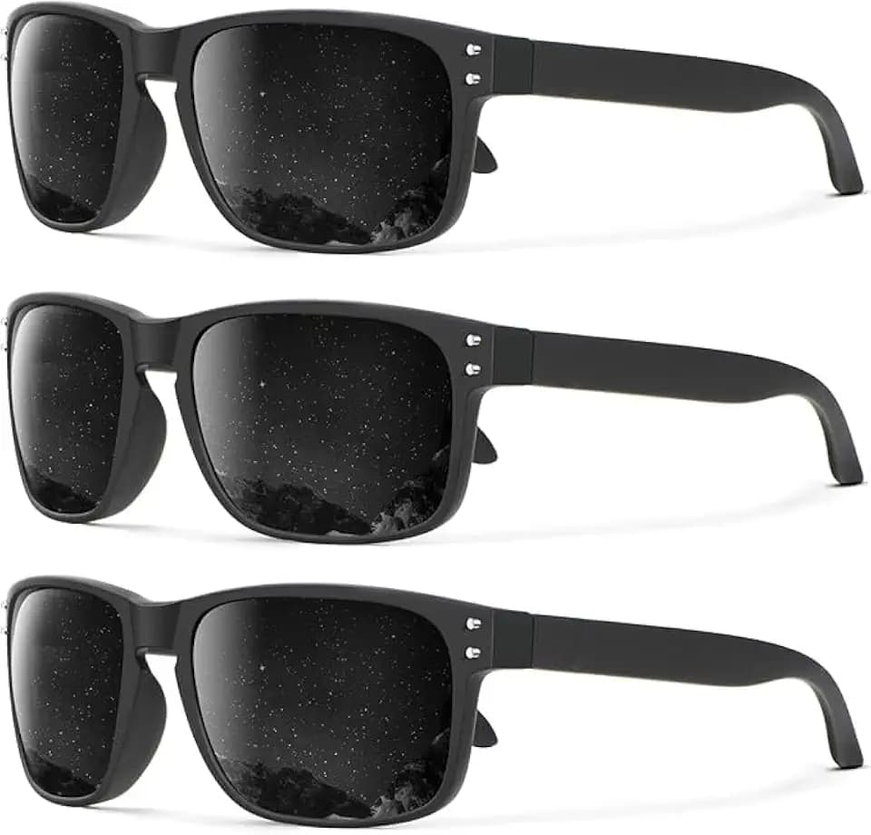 Polarisierte Sonnenbrille Herren, Polarisiert Sonnenbrille UV400 Schutz Klassische Ultraleichte für Fahren,Angeln,Laufen & Outdoor