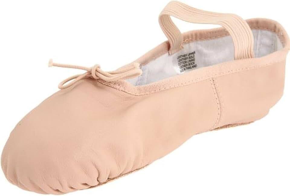 Bloch Womens Dansoft Leather Full Sole Ballet Slippers Dance Shoes Flats