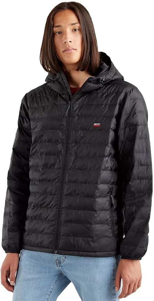 Levi's Herren Presidio Packable Leichte Jacke mit Kapuze