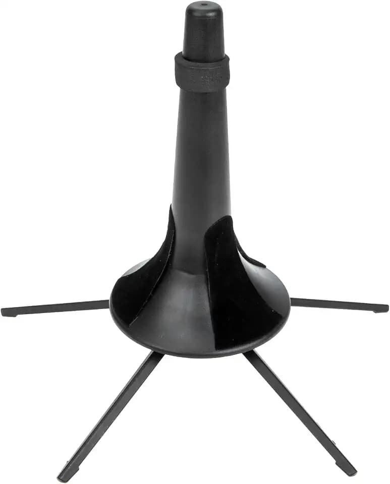 VICASKY Klappbarer Trompetenhalter Tragbarer Metall-Trompetenstand Mit 5-Fuß-Basis Und Baumwollpolsterung Stabiles Musikinstrument Ausstellungsständer Für Zuhause Übungsraum Und Studio