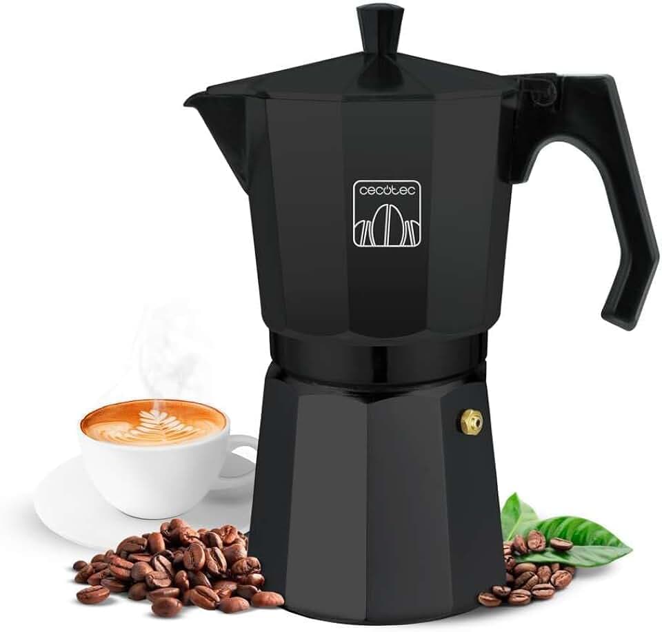 Cecotec Espressokocher Mokclassic 1200 Black, 775 ml, für 12 Tassen